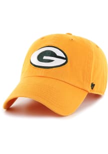 47 Green Bay Packers Clean Up Adjustable Hat - Gold