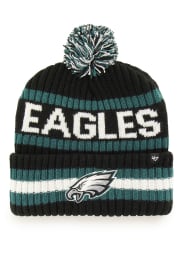47 Philadelphia Eagles Black Bering Cuff Mens Knit Hat