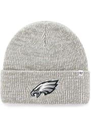 47 Philadelphia Eagles Grey Brain Freeze Cuff Mens Knit Hat