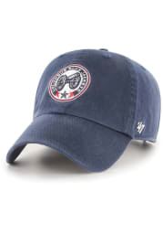 47 Columbus Blue Jackets Clean Up Adjustable Hat - Navy Blue