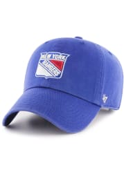 47 New York Rangers Clean Up Adjustable Hat - Blue
