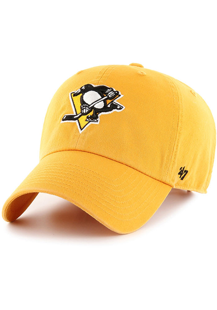 47 Pittsburgh Penguins Clean Up Adjustable Hat - Gold