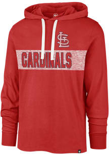 47 St Louis Cardinals Mens Red Field Franklin Fashion Hood
