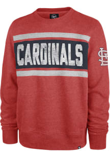 47 St Louis Cardinals Mens Red Tribeca Crew Long Sleeve Fashion Sweatshirt