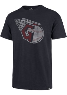 47 Cleveland Guardians Red Grit Logo Scrum Short Sleeve Fashion T Shirt