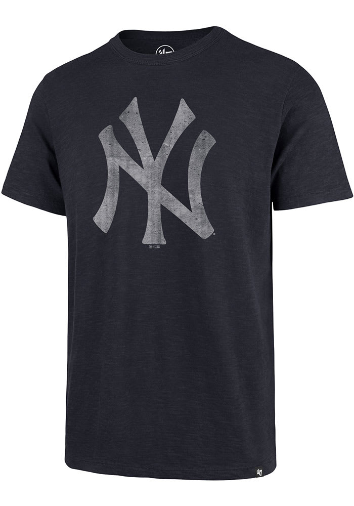 NY YANKEES GRIT SCRUM TEE - NAVY