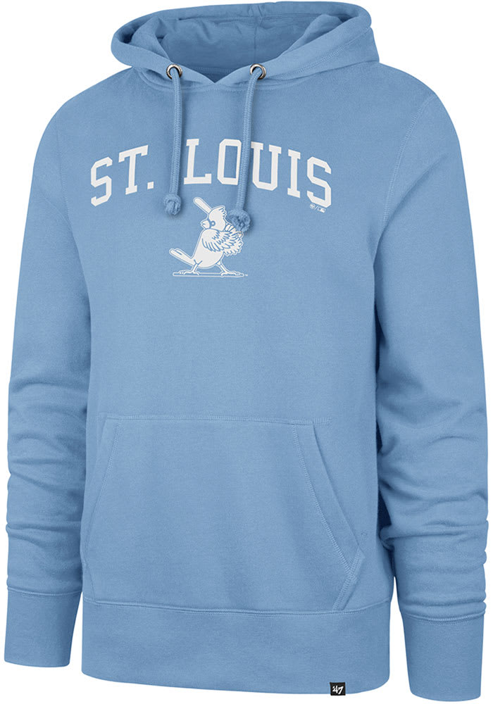 St. Louis Blues '47 Brand Pregame Headline Hoodie - Grey