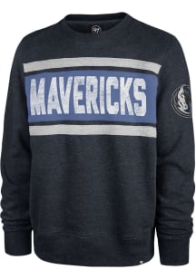 47 Dallas Mavericks Mens Blue Bypass Tribeca Long Sleeve Fashion Sweatshirt