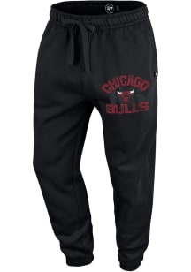 47 Chicago Bulls Mens Black Trailside Jogger Fashion Sweatpants