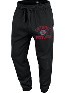 47 Detroit Pistons Mens Black Trailside Jogger Fashion Sweatpants