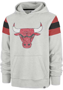 47 Chicago Bulls Mens Grey Premier Nico Fashion Hood