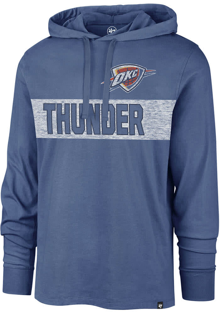 47 Oklahoma City Thunder BLUE Franklin Field Long Sleeve Fashion Hood