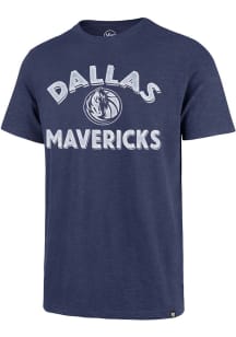 47 Dallas Mavericks Blue Double Back Scrum Short Sleeve Fashion T Shirt