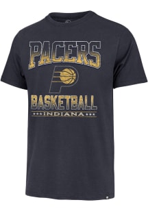 47 Indiana Pacers Navy Blue Inner Fade Franklin Short Sleeve Fashion T Shirt