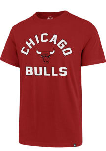 47 Chicago Bulls Red Pro Arch Super Rival Short Sleeve T Shirt
