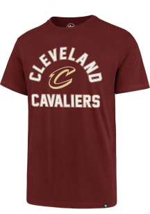 47 Cleveland Cavaliers Maroon Pro Arch Super Rival Short Sleeve T Shirt