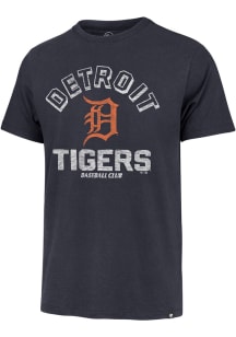 47 Detroit Tigers Navy Blue Retrograde Franklin Short Sleeve Fashion T Shirt