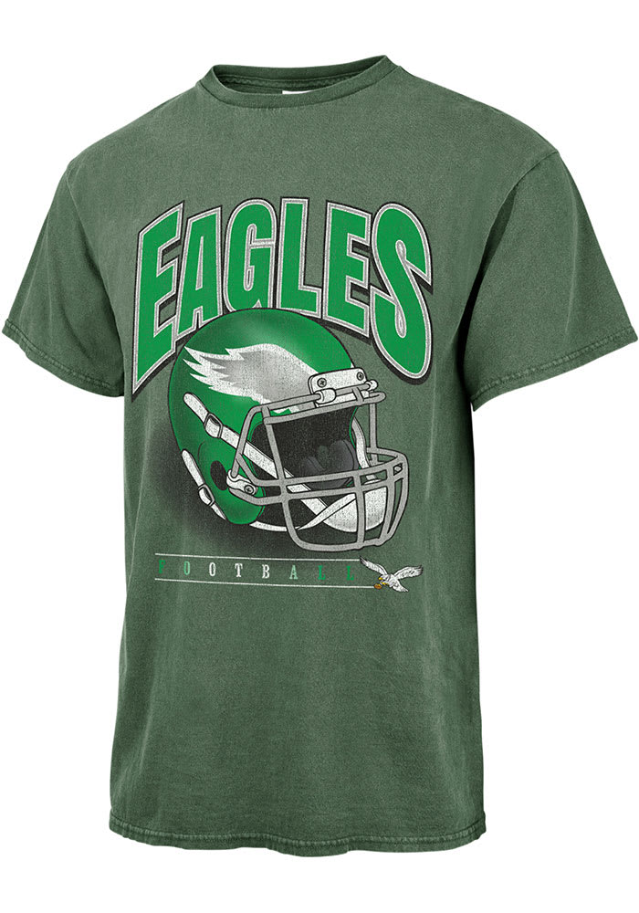 Nike Men's Philadelphia Eagles Throwback Helmet Kelly Green T-Shirt