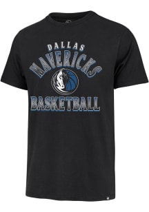 47 Dallas Mavericks Black Overshadow Franklin Short Sleeve Fashion T Shirt
