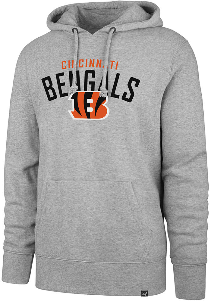 Cincinnati Bengals Black 47 Brand Team Elements Arch Headline Pullover  Hoodie