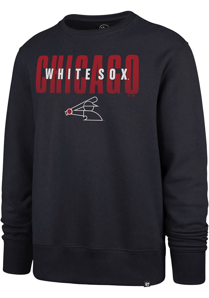 47 Chicago White Sox Grey Wordmark Super Rival Long Sleeve T Shirt