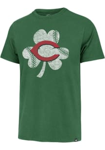 47 Cincinnati Reds Kelly Green St Pattys Franklin Short Sleeve Fashion T Shirt