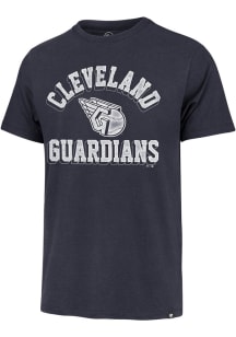 47 Cleveland Guardians Navy Blue Unmatched Franklin Short Sleeve Fashion T Shirt