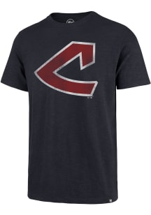 47 Cleveland Guardians Navy Blue Grit Vintage Scrum Short Sleeve Fashion T Shirt