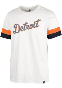 47 Detroit Tigers White Premier Wordmark Winslow Short Sleeve Fashion T Shirt