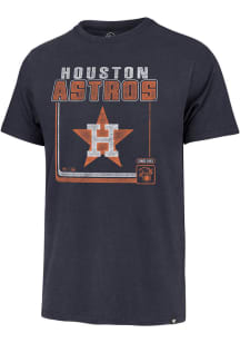 47 Houston Astros Navy Blue Borderline Franklin Short Sleeve Fashion T Shirt