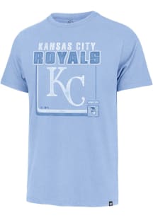 47 Kansas City Royals Light Blue Borderline Franklin Short Sleeve Fashion T Shirt