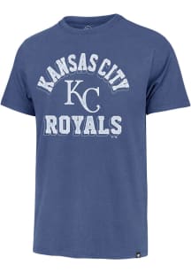 47 Kansas City Royals Blue Unmatched Franklin Short Sleeve Fashion T Shirt