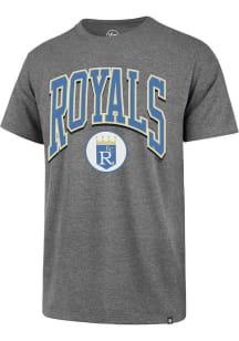 47 Kansas City Royals Grey Walk Tall Franklin Short Sleeve Fashion T Shirt
