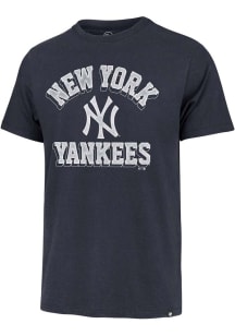 47 New York Yankees Navy Blue Unmatched Franklin Short Sleeve Fashion T Shirt