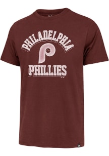 47 Philadelphia Phillies Maroon Unmatched Franklin Short Sleeve Fashion T Shirt