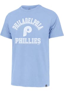 47 Philadelphia Phillies Light Blue Unmatched Franklin Short Sleeve Fashion T Shirt