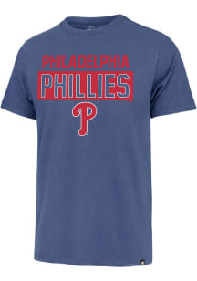 47 Philadelphia Phillies Blue Frame Work Franklin Short Sleeve Fashion T Shirt