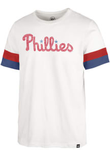 47 Philadelphia Phillies White Premier Wordmark Winslow Short Sleeve Fashion T Shirt