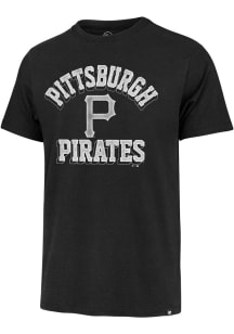 47 Pittsburgh Pirates Black Unmatched Franklin Short Sleeve Fashion T Shirt