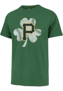 47 Pittsburgh Pirates Kelly Green St Pattys Franklin Short Sleeve Fashion T Shirt