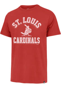 47 St Louis Cardinals Red Unmatched Franklin Short Sleeve Fashion T Shirt