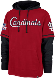 47 St Louis Cardinals Mens Red Trifecta Short Stop Fashion Hood