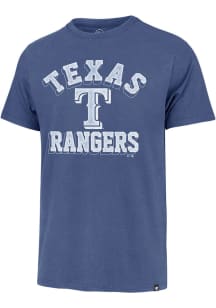 47 Texas Rangers Blue Unmatched Franklin Short Sleeve Fashion T Shirt