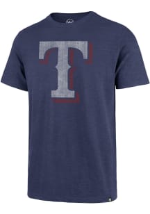 47 Texas Rangers Blue Grit Scrum Short Sleeve Fashion T Shirt