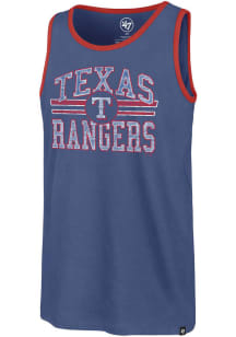 47 Texas Rangers Mens Blue Winger Franklin Short Sleeve Tank Top