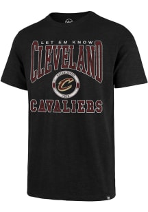 47 Cleveland Cavaliers Maroon All Out Scrum Short Sleeve Fashion T Shirt