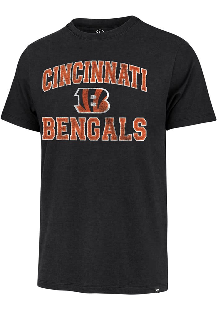 Cincinnati Bengals '47 Union Arch Franklin T-Shirt - Heathered Gray