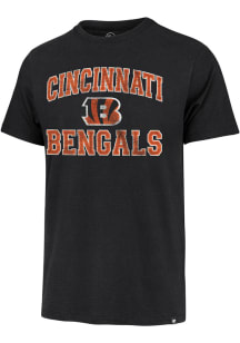 47 Cincinnati Bengals Black Union Arch Franklin Short Sleeve Fashion T Shirt