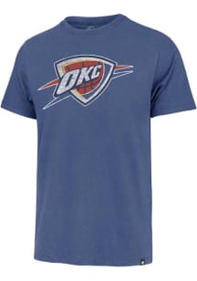 47 Oklahoma City Thunder Blue Premier Franklin Short Sleeve Fashion T Shirt