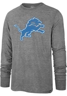 47 Detroit Lions Grey Imprint Match Long Sleeve Fashion T Shirt